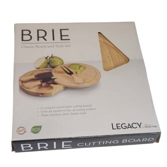 Cheese Board and Tools Set Brie Legacy Picnic Set Colorado Golf Club Engraving - Picture 2 of 6